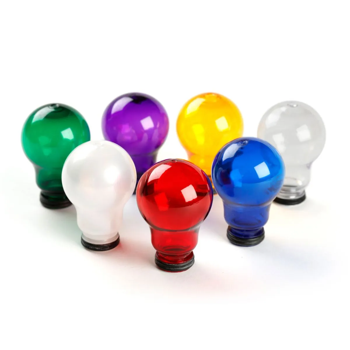 Close-up of a festoon LED lightbulb outside