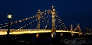 Albert Bridge festoon lighting