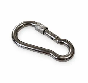 Carbine clip for wire rope fixing