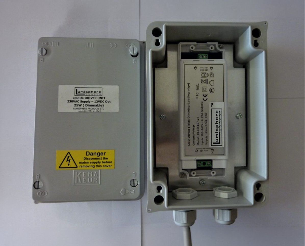 LED DC driver unit open box