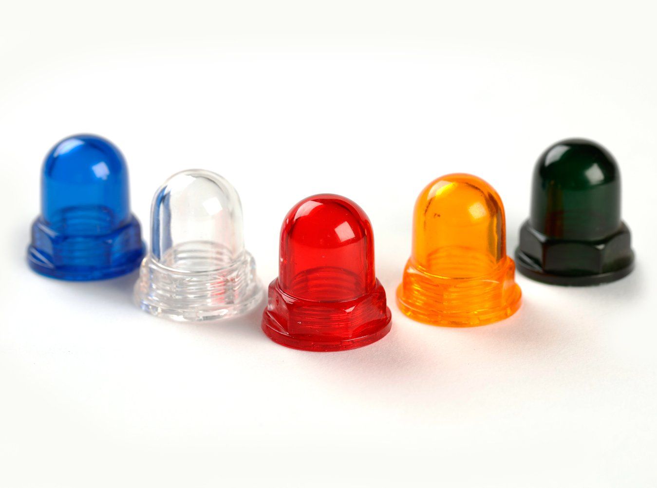 Selection of dome cover colours for ECO LED Small Harness