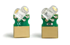 Close up of warm white ECO LEDs