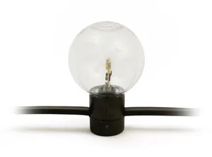 Large Harness festoon system with unlit Orbical 360 LED modules