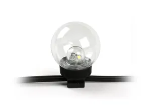 Small ECO LED harness featuring a round globe