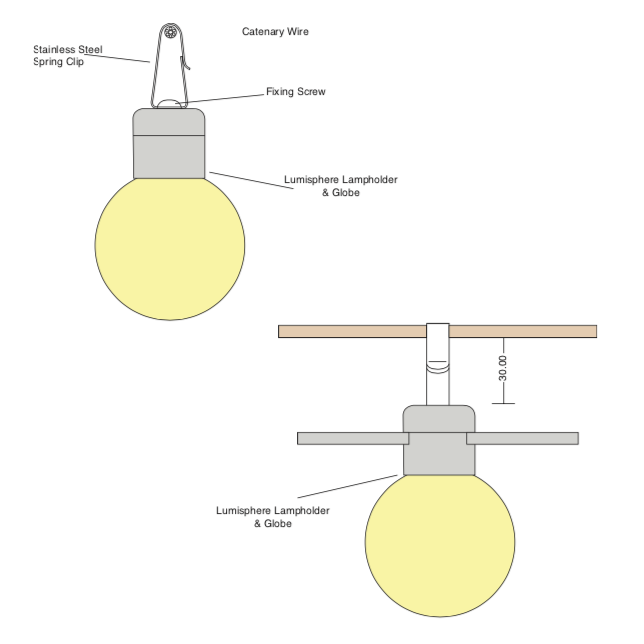Snap-on hangers diagram